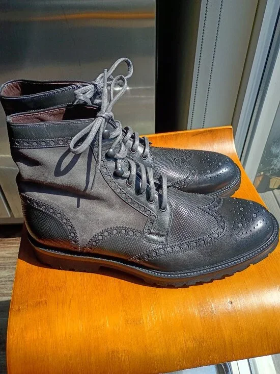 Magnanni for Saks Fifth Avenue Boots 9.5 *Like New - Picture 2 of 12